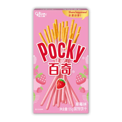 Glico Pocky Strawberry Biscuit Sticks